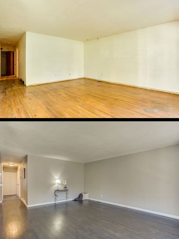 Before and after painting transformation 1