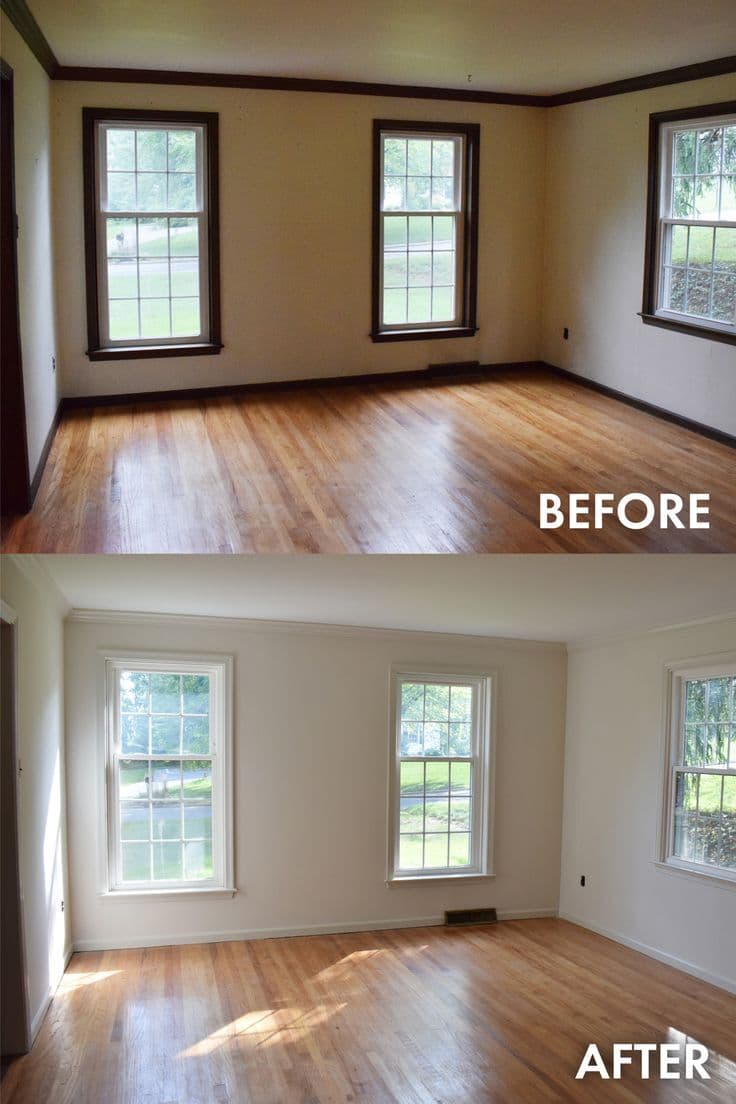 Before and after painting transformation 3